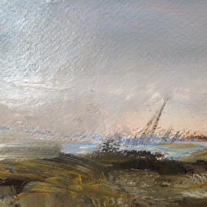 From the Noses (oil on paper 2013) 6"x5" framed £75