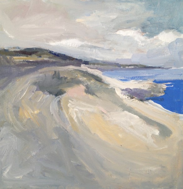North Shore, Wirral 2013 oil on canvas 30x30cm