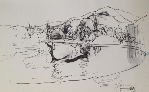 Callander 2015 (A6 pen on Paper)